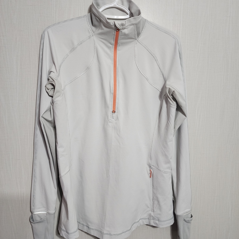 lululemon athletica Gray Leather Jacket